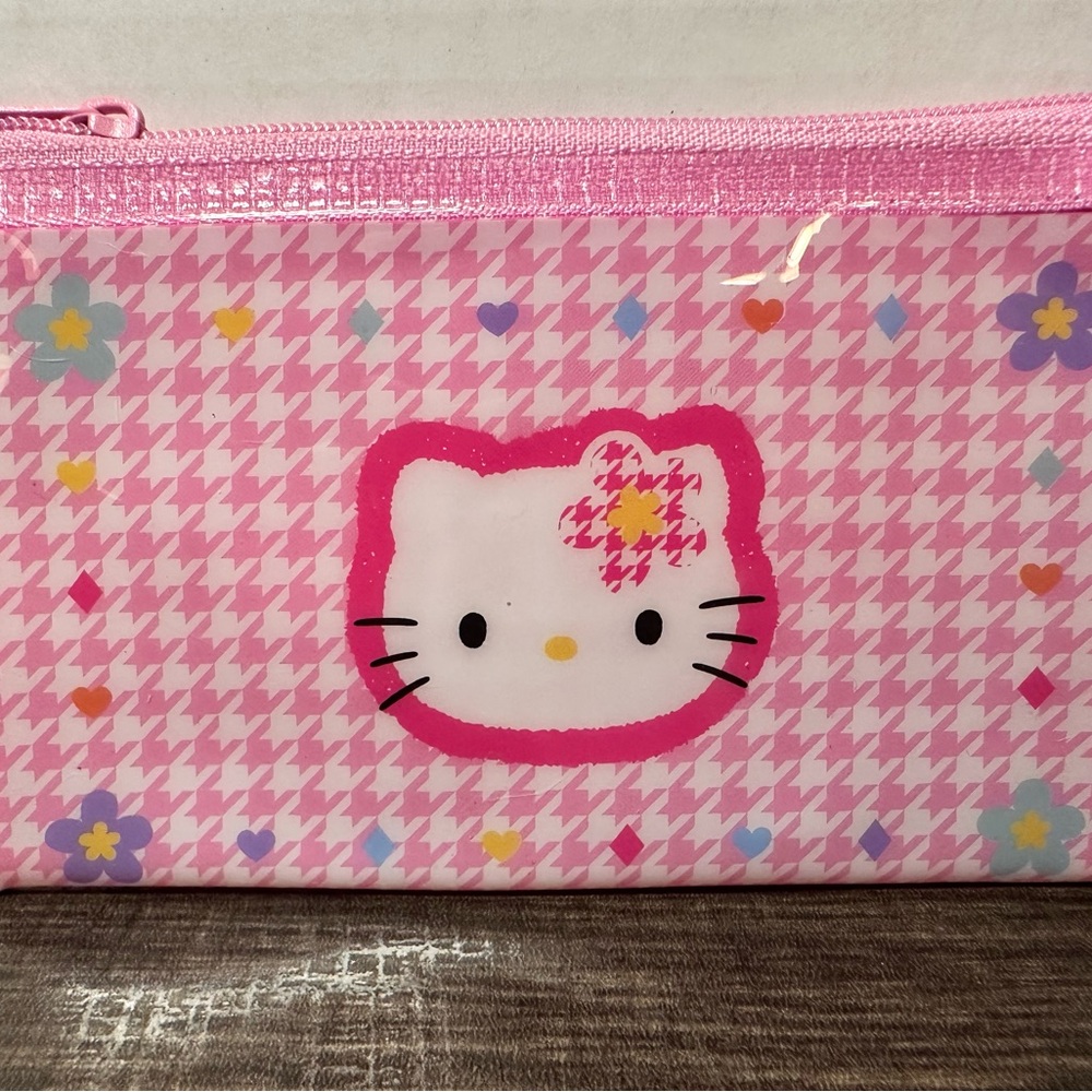 Hello Kitty Pink Floral Accessory Bag